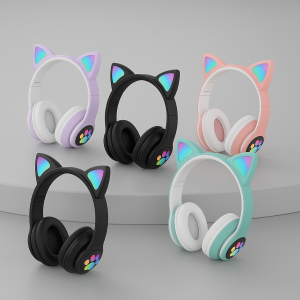 STN-28 LED Cat Ear Headset Bluetooth 5.0