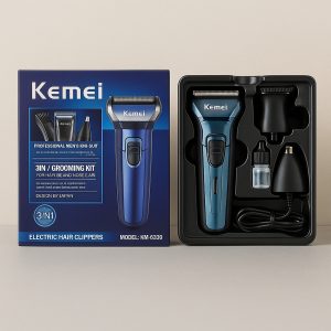 Kemei KM-6330 3 In 1 Hair Trimmer Grooming Kit