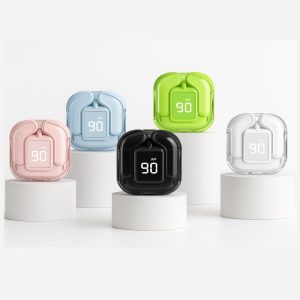 Ultra Pods Max– Transparent Earbuds
