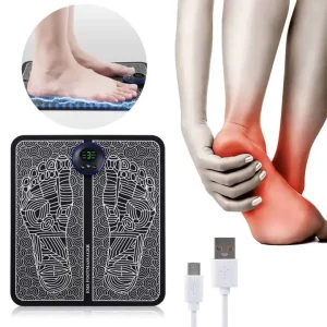 USB Rechargeable EMS Foot Massager, Electronic Muscle Stimulator