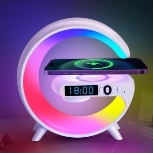 Original Multifunctional G-Clock 63 | RGB Light with Loud Speaker | Wireless Charging Compatibility